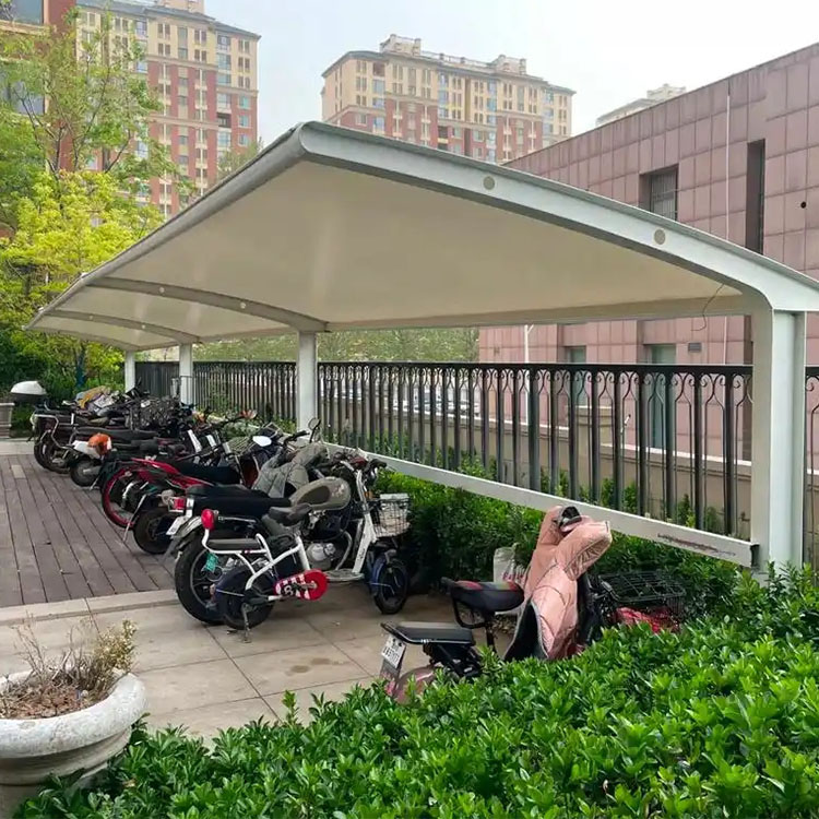 平罗县膜结构电动车棚